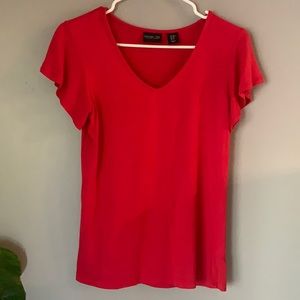 Rachel Zoe Red Basic T-shirt